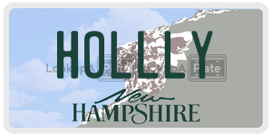 HOLLLY  license plate in NH