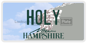 HOLY  license plate in NH