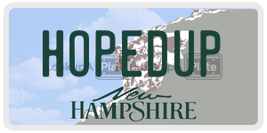 HOPEDUP  license plate in NH