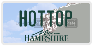 HOTTOP  license plate in NH