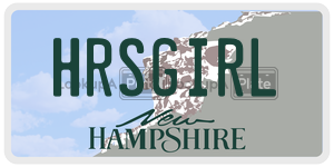 HRSGIRL  license plate in NH