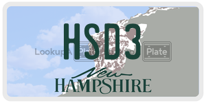 HSD3  license plate in NH