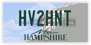 HV2HNT  license plate in NH