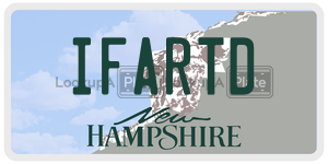 IFARTD  license plate in NH