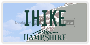 IHIKE  license plate in NH