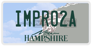 IMPRO2A  license plate in NH