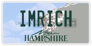 IMRICH  license plate in NH