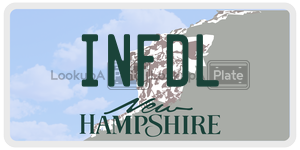 INFDL  license plate in NH