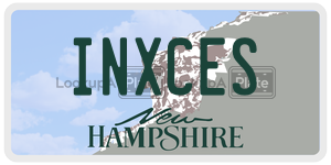 INXCES  license plate in NH