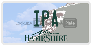 IPA  license plate in NH