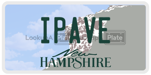 IPAVE  license plate in NH