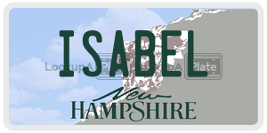 ISABEL  license plate in NH