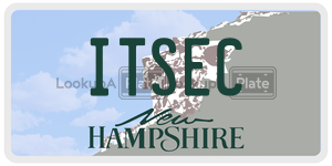 ITSEC license plate in New Hampshire
