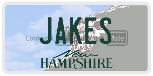 JAKES  license plate in NH
