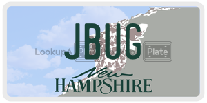 JBUG  license plate in NH