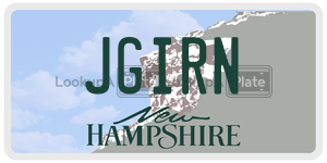 JGIRN  license plate in NH