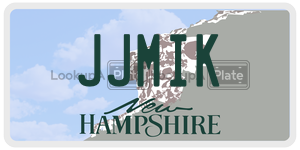 JJMIK  license plate in NH