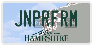 JNPRFRM  license plate in NH