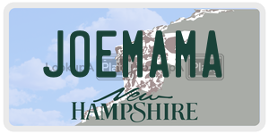 JOEMAMA  license plate in NH