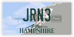 JRN3  license plate in NH
