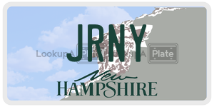 JRNY  license plate in NH