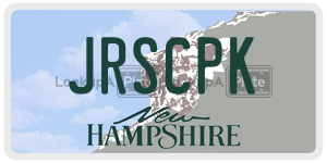 JRSCPK  license plate in NH
