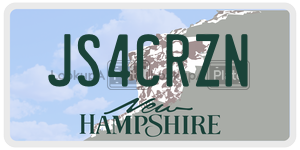 JS4CRZN  license plate in NH
