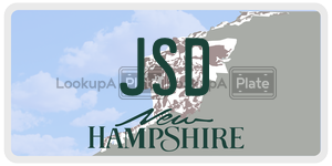 JSD  license plate in NH