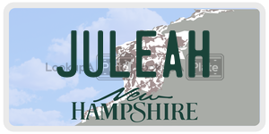JULEAH  license plate in NH