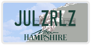 JULZRLZ  license plate in NH