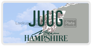 JUUG  license plate in NH