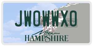 JWOWWXO  license plate in NH