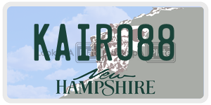 KAIRO88  license plate in NH
