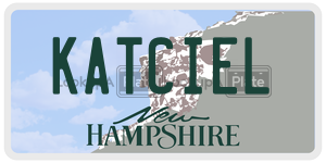KATCIEL  license plate in NH
