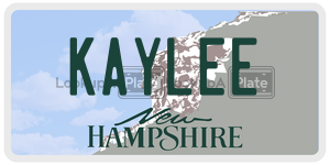 KAYLEE  license plate in NH