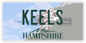 KEELS  license plate in NH