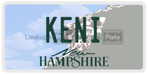 KENI  license plate in NH