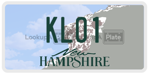 KLO1  license plate in NH