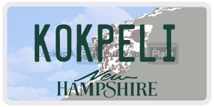 KOKPELI  license plate in NH