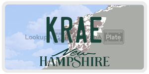 KRAE  license plate in NH