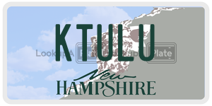 KTULU  license plate in NH