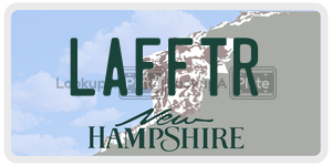 LAFFTR  license plate in NH