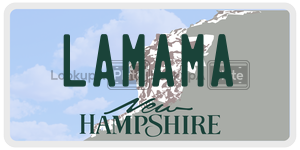 LAMAMA  license plate in NH