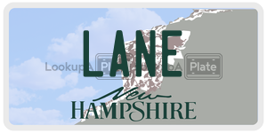 LANE  license plate in NH