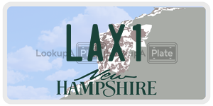 LAX1  license plate in NH