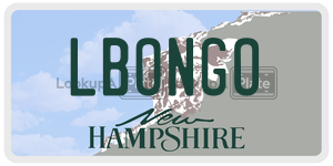 LBONGO  license plate in NH