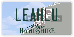 LEAHLU  license plate in NH