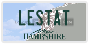 LESTAT  license plate in NH