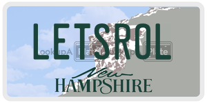 LETSROL  license plate in NH