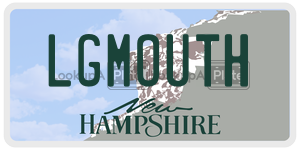 LGMOUTH  license plate in NH